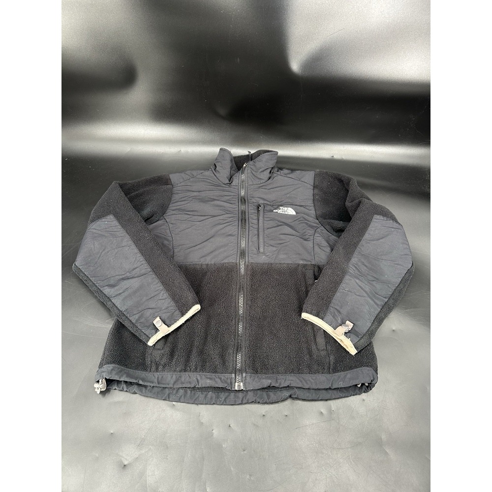 The North Face Denali Fleece Jacket Full Zip Up Women Small Black Polartec‎